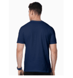 Everyday Men Suprima Navy Solid Round Neck T-shirt