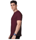 Everyday Men Suprima Strong Red Solid Round Neck T-shirt